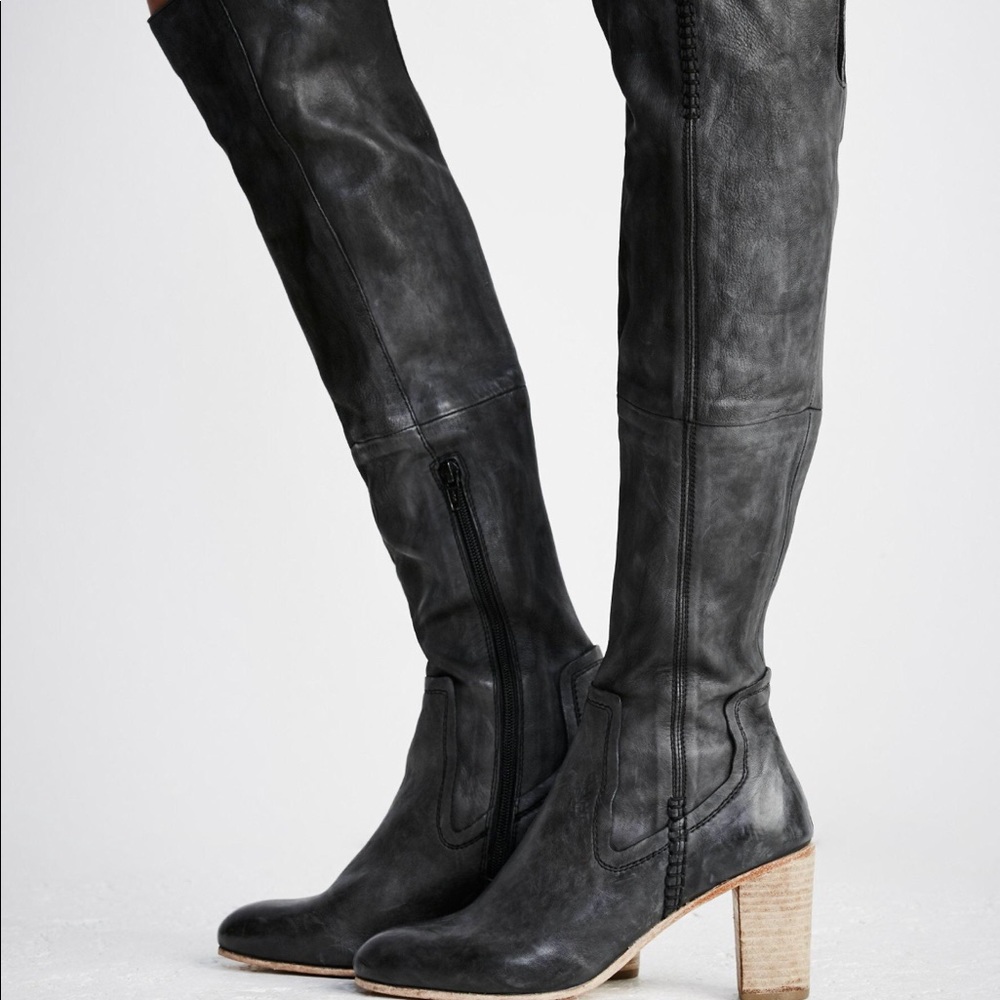 Free People over the knee jack boot